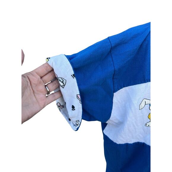 The Zoo Crew 86' Women's crop T-Shirt Animals Graphic Print Blue Size LARGE - Picture 11 of 11